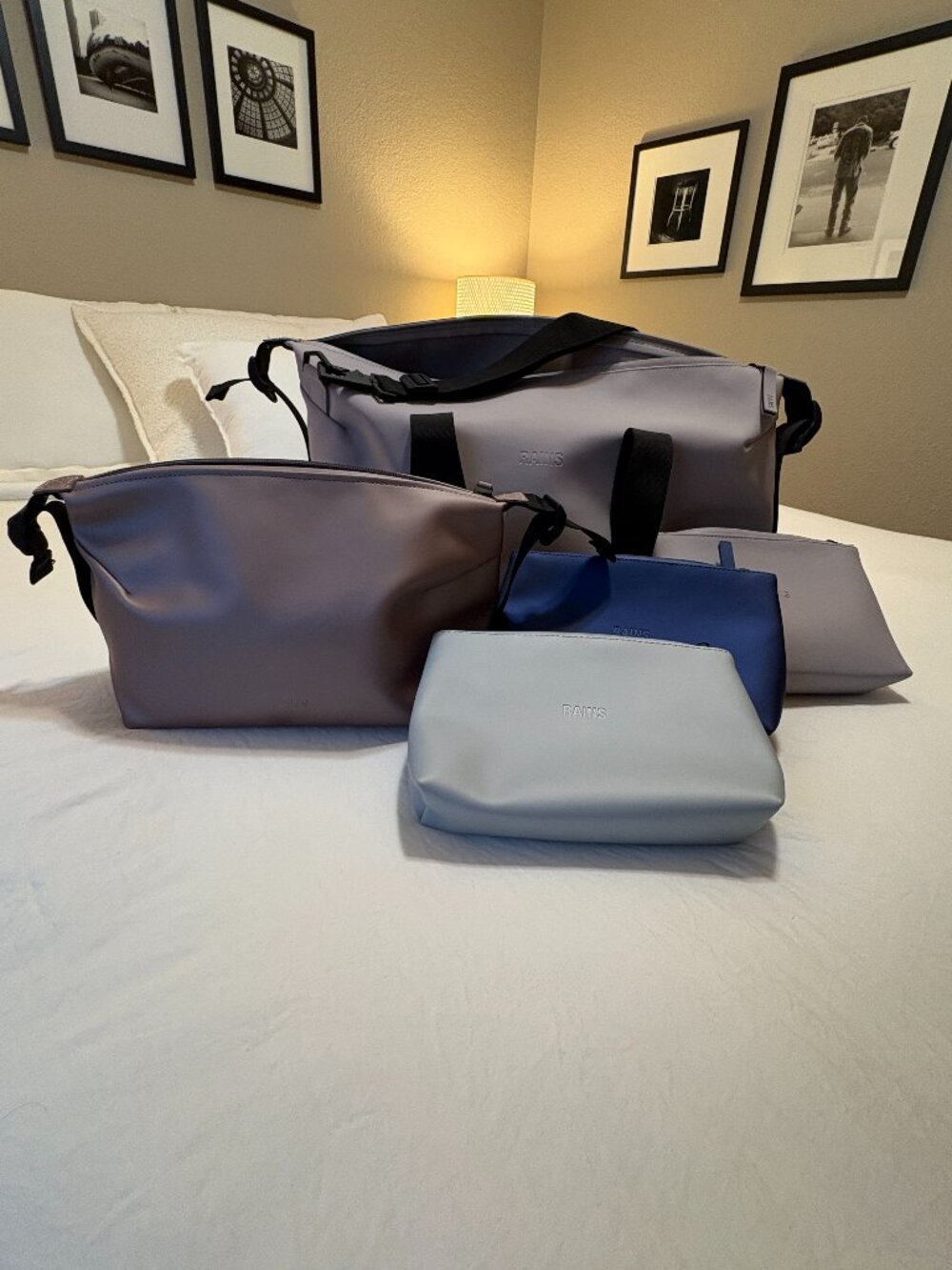 Group of 5 Rains bags